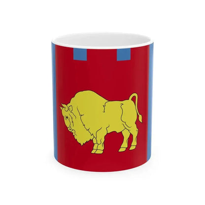Flag of Brest Voblast Belarus (Belarus) White Coffee Mug 11oz - Go Mug Yourself