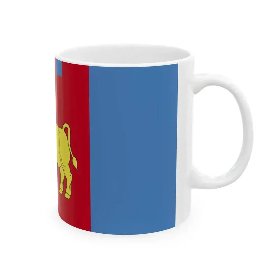 Flag of Brest Voblast Belarus (Belarus) White Coffee Mug - Go Mug Yourself