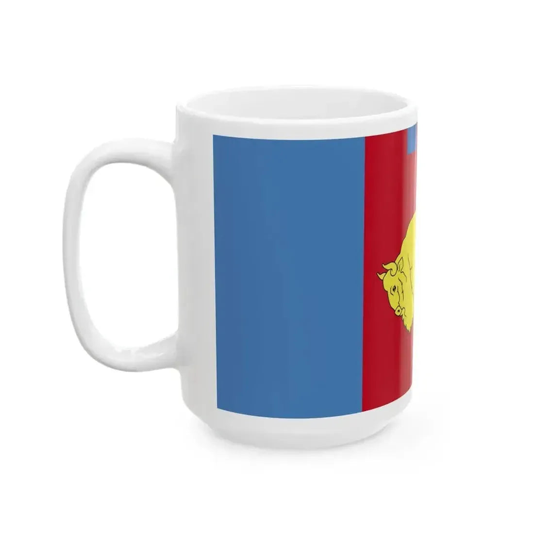 Flag of Brest Voblast Belarus (Belarus) White Coffee Mug - Go Mug Yourself