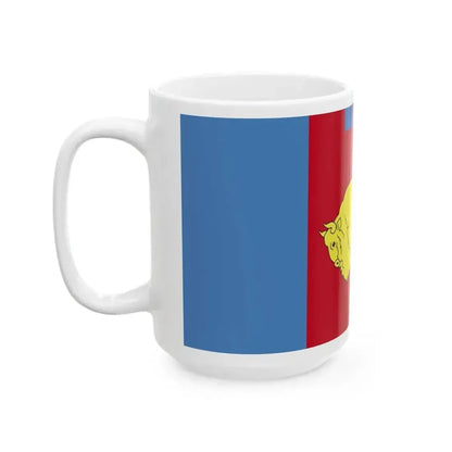 Flag of Brest Voblast Belarus (Belarus) White Coffee Mug - Go Mug Yourself