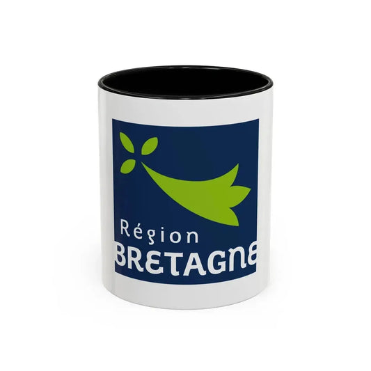 Flag of Bretagne France 2 - Accent Coffee Mug 11oz Black - Go Mug Yourself