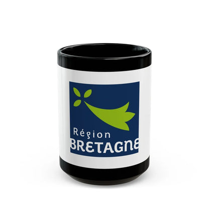 Flag of Bretagne France 2 - Black Coffee Mug-15oz-Go Mug Yourself