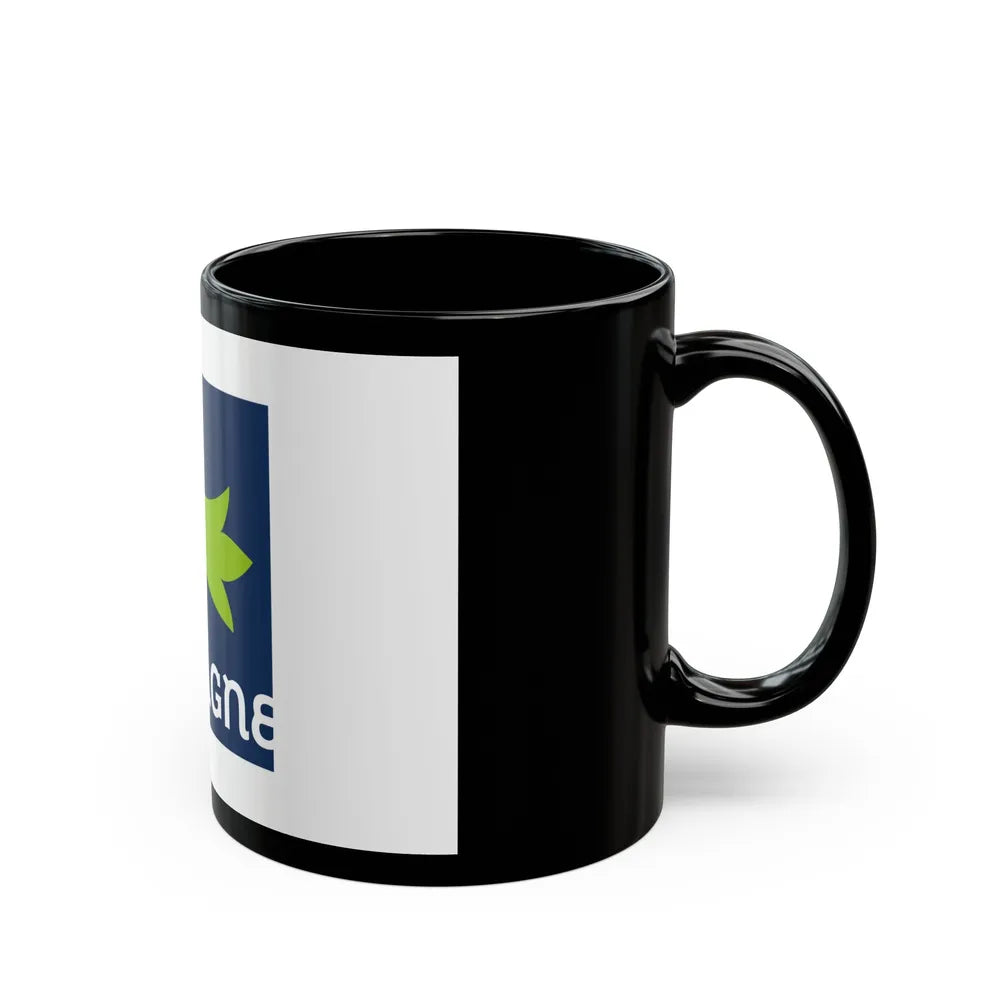 Flag of Bretagne France 2 - Black Coffee Mug-Go Mug Yourself