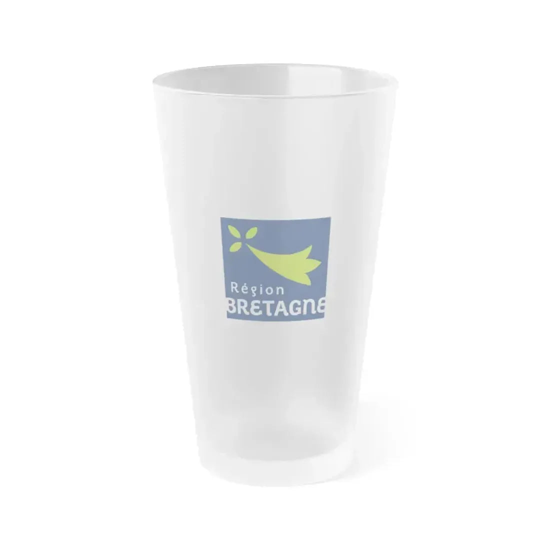 Flag of Bretagne France 2 - Frosted Pint Glass 16oz 16oz Frosted - Go Mug Yourself