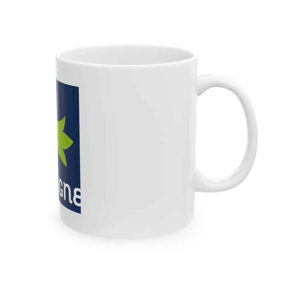 Flag of Bretagne France 2 - White Coffee Mug-Go Mug Yourself