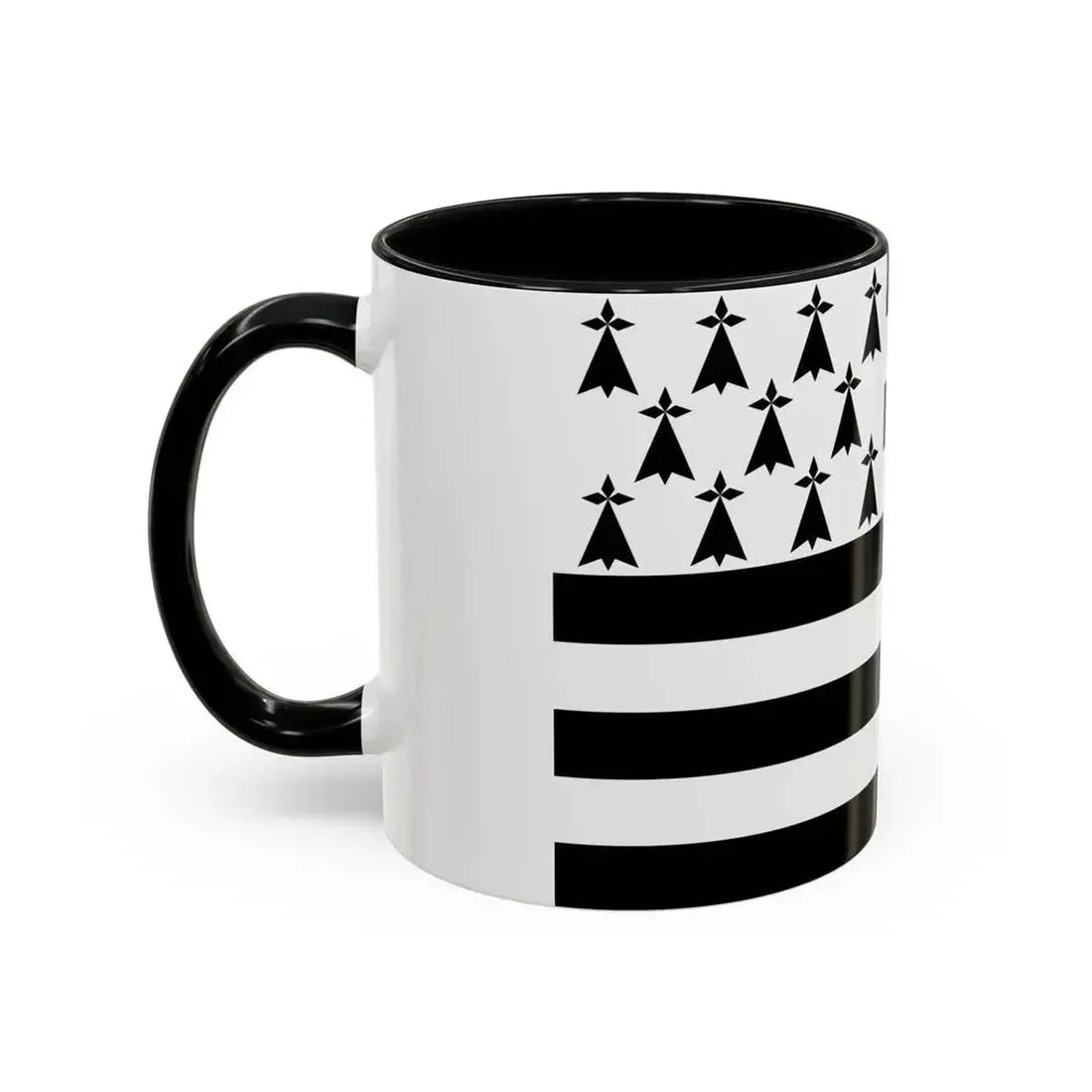 Flag of Bretagne France - Accent Coffee Mug - Go Mug Yourself