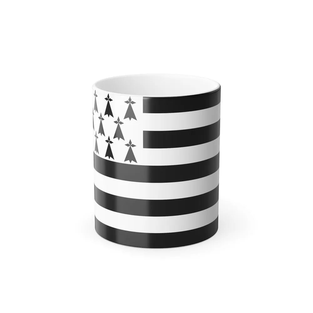 Flag of Bretagne France - Color Changing Coffee Mug-11oz-Go Mug Yourself