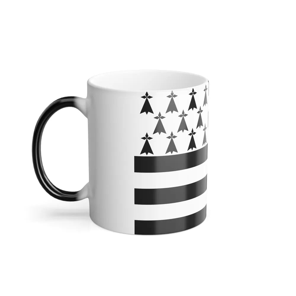Flag of Bretagne France - Color Changing Coffee Mug-Go Mug Yourself