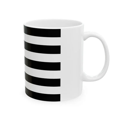 Flag of Bretagne France - White Coffee Mug-Go Mug Yourself