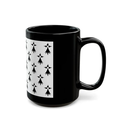 Flag of Bretagne3 France - Black Coffee Mug-Go Mug Yourself