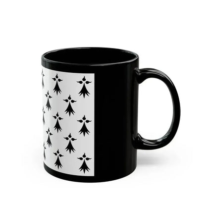 Flag of Bretagne3 France - Black Coffee Mug - Go Mug Yourself