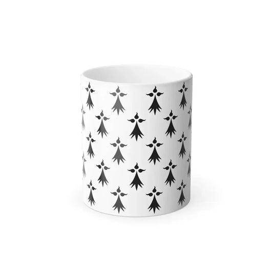 Flag of Bretagne3 France - Color Changing Coffee Mug 11oz - Go Mug Yourself