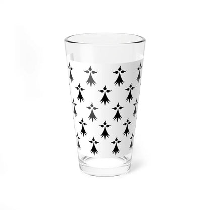 Flag of Bretagne3 France - Pint Glass 16oz-16oz-Go Mug Yourself