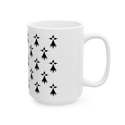 Flag of Bretagne3 France - White Coffee Mug-Go Mug Yourself