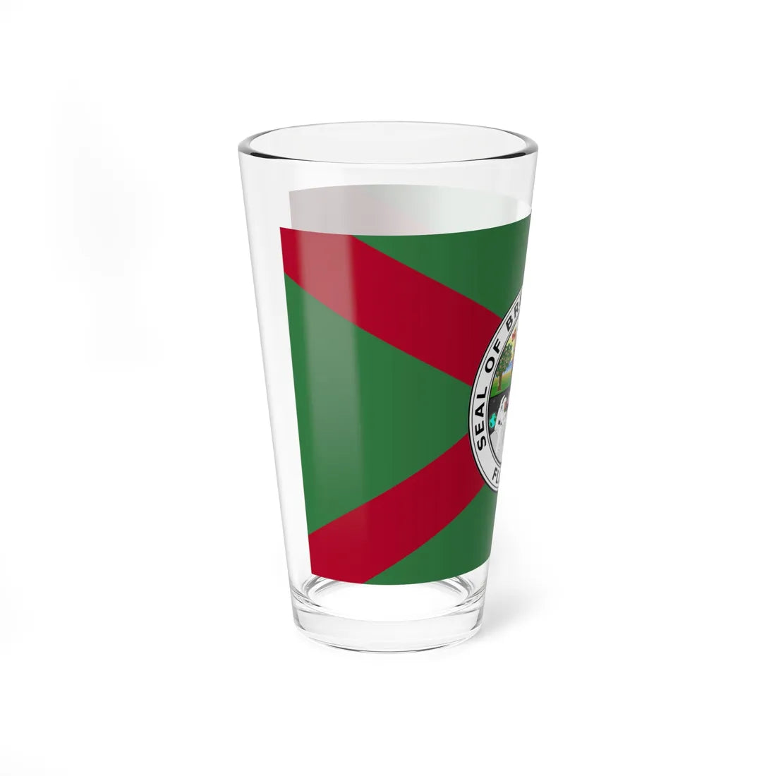 Flag of Brevard County Florida (United States) Pint Glass 16oz - Go Mug Yourself