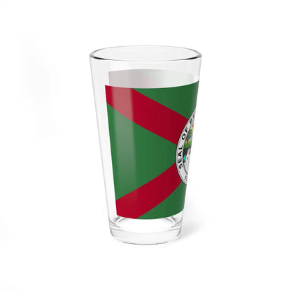 Flag of Brevard County Florida (United States) Pint Glass 16oz - Go Mug Yourself