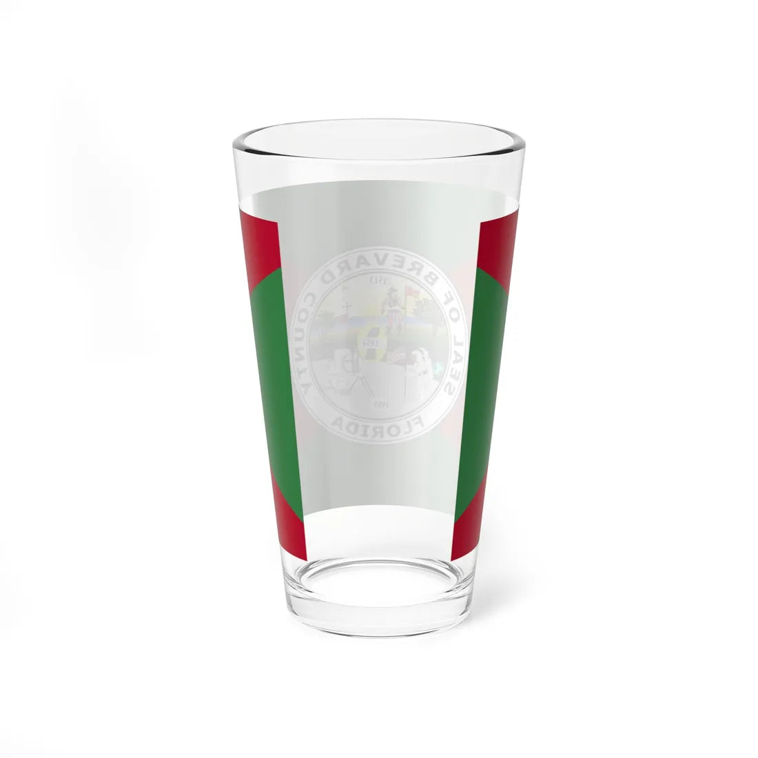 Flag of Brevard County Florida (United States) Pint Glass 16oz - Go Mug Yourself