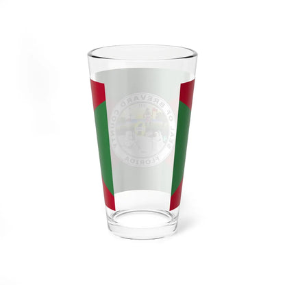 Flag of Brevard County Florida (United States) Pint Glass 16oz - Go Mug Yourself