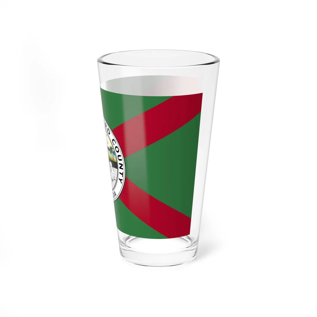 Flag of Brevard County Florida (United States) Pint Glass 16oz - Go Mug Yourself