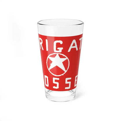 Flag of Brigate Rosse (Italy) Pint Glass 16oz 16oz - Go Mug Yourself