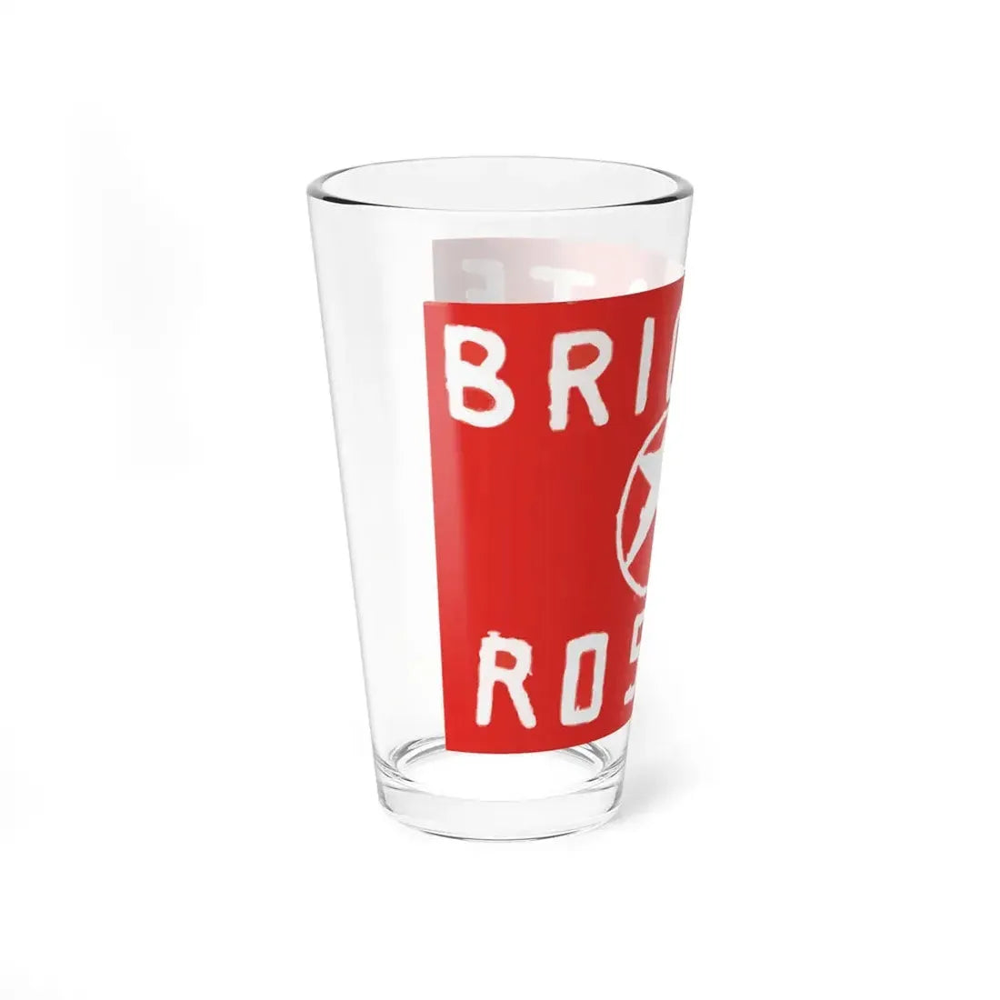 Flag of Brigate Rosse (Italy) Pint Glass 16oz - Go Mug Yourself
