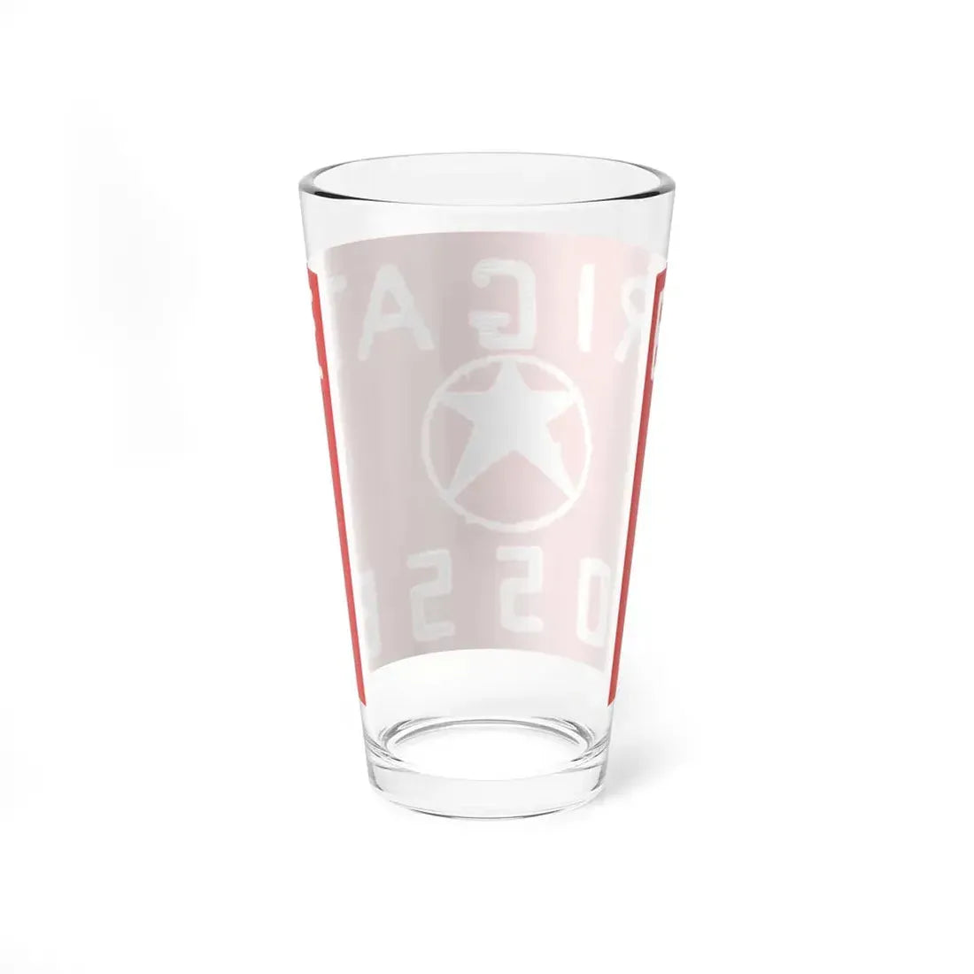 Flag of Brigate Rosse (Italy) Pint Glass 16oz - Go Mug Yourself
