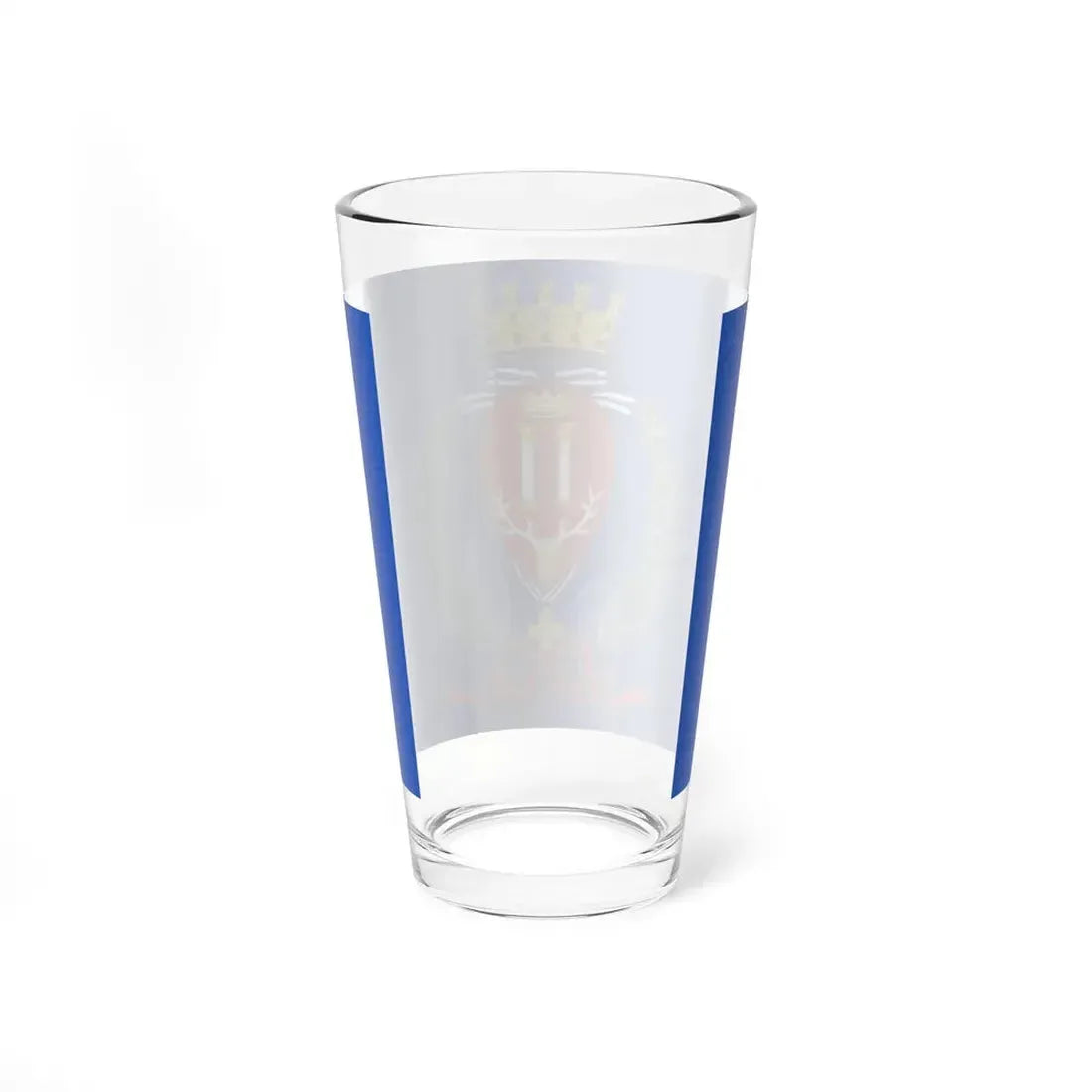 Flag of Brindisi (Italy) Pint Glass 16oz - Go Mug Yourself
