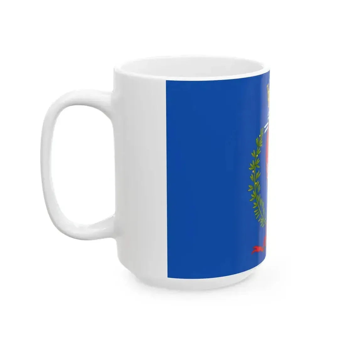 Flag of Brindisi (Italy) White Coffee Mug - Go Mug Yourself