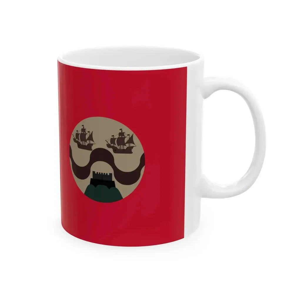 Flag of British Bombay (India) White Coffee Mug - Go Mug Yourself