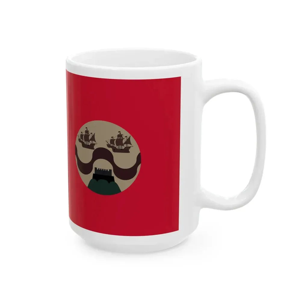 Flag of British Bombay (India) White Coffee Mug - Go Mug Yourself