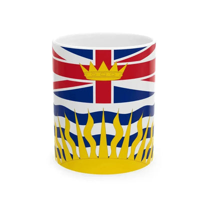 Flag of British Columbia 02 (Canada) White Coffee Mug 11oz - Go Mug Yourself