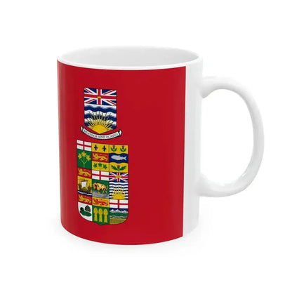 Flag of British Columbia 1906-1922 (Canada) White Coffee Mug - Go Mug Yourself