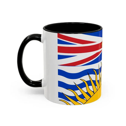 Flag of British Columbia Canada - Accent Coffee Mug - Go Mug Yourself