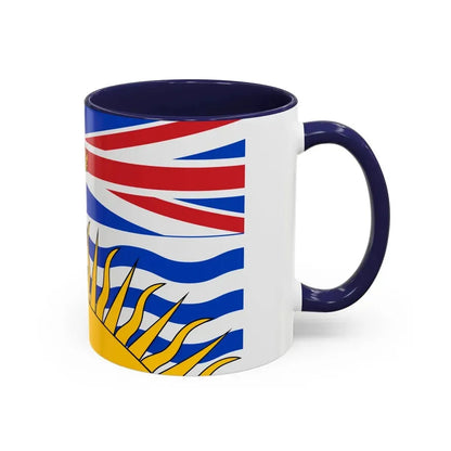 Flag of British Columbia Canada - Accent Coffee Mug - Go Mug Yourself