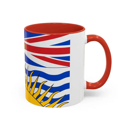 Flag of British Columbia Canada - Accent Coffee Mug - Go Mug Yourself