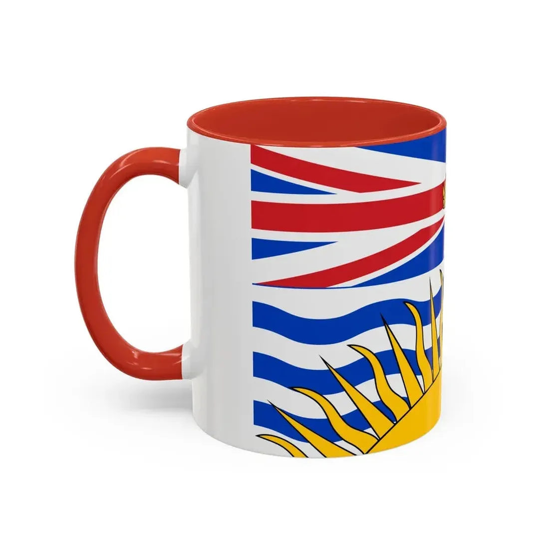 Flag of British Columbia Canada - Accent Coffee Mug - Go Mug Yourself