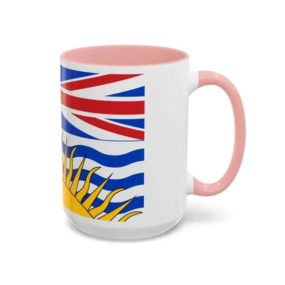 Flag of British Columbia Canada - Accent Coffee Mug - Go Mug Yourself