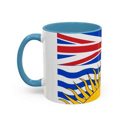 Flag of British Columbia Canada - Accent Coffee Mug - Go Mug Yourself