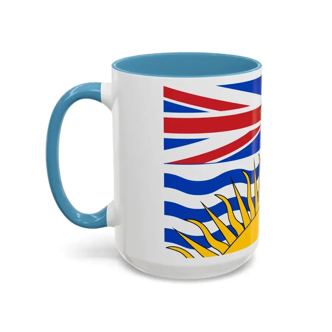 Flag of British Columbia Canada - Accent Coffee Mug - Go Mug Yourself