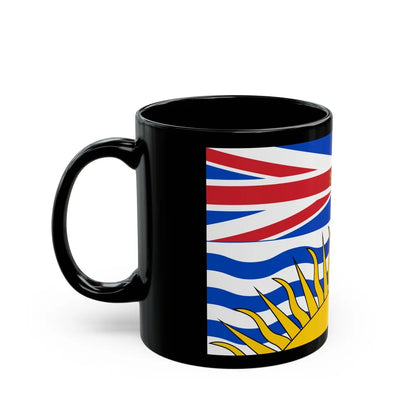 Flag of British Columbia Canada - Black Coffee Mug-Go Mug Yourself