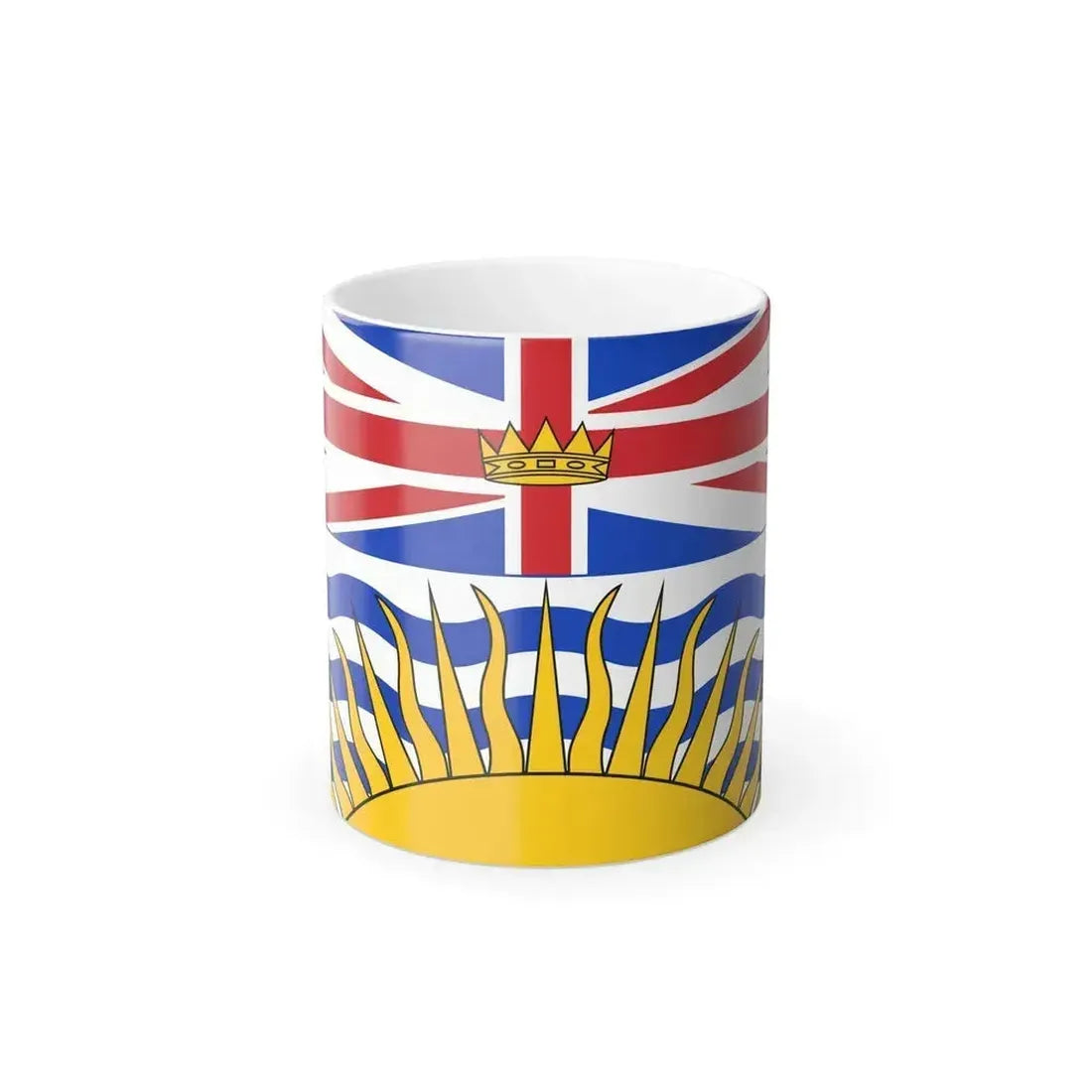 Flag of British Columbia Canada - Color Changing Coffee Mug 11oz - Go Mug Yourself