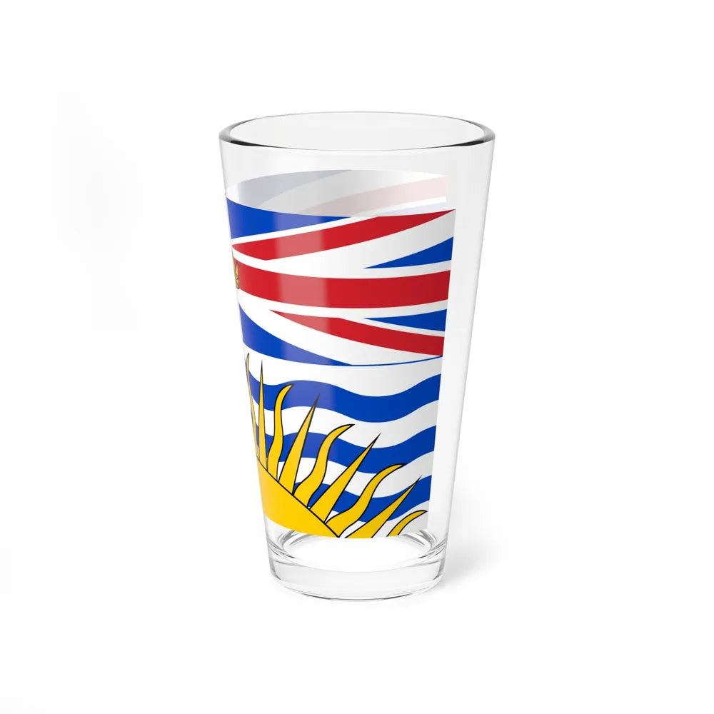 Flag of British Columbia Canada - Pint Glass 16oz-Go Mug Yourself