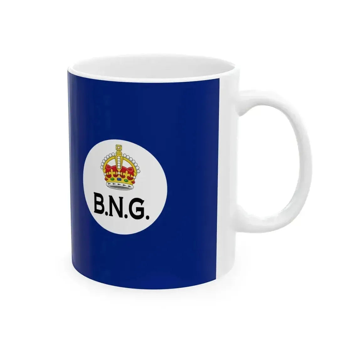 Flag of British New Guinea 1888-1906 (Guinea) White Coffee Mug - Go Mug Yourself