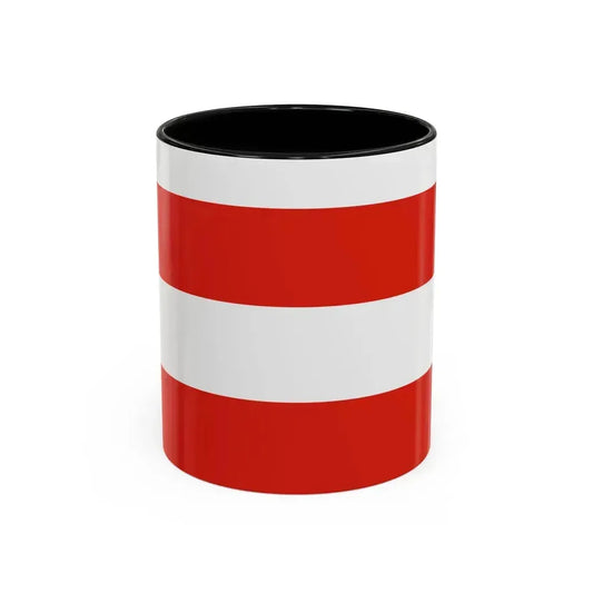 Flag of Brno Czech Republic - Accent Coffee Mug 11oz Black - Go Mug Yourself
