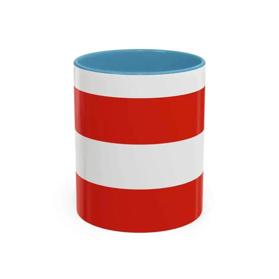 Flag of Brno Czech Republic - Accent Coffee Mug 11oz Light Blue - Go Mug Yourself