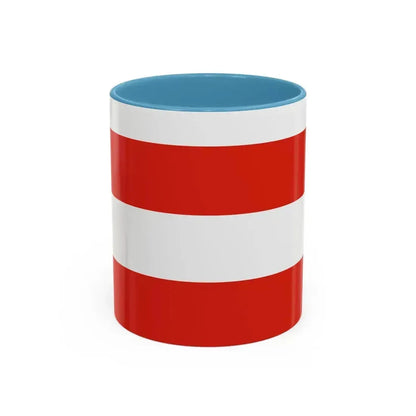 Flag of Brno Czech Republic - Accent Coffee Mug 11oz Light Blue - Go Mug Yourself
