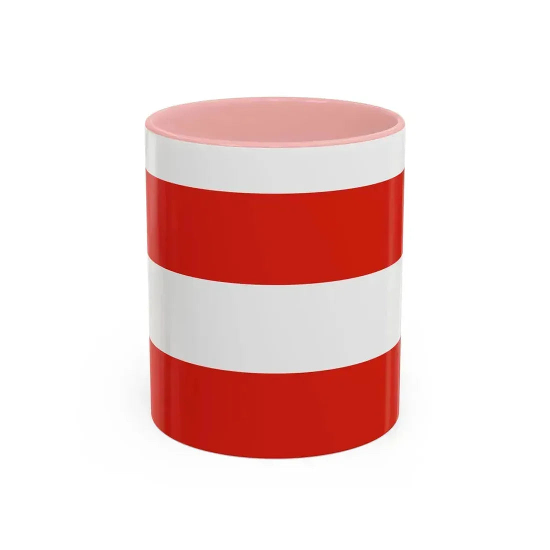Flag of Brno Czech Republic - Accent Coffee Mug 11oz Pink - Go Mug Yourself
