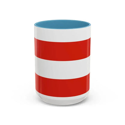 Flag of Brno Czech Republic - Accent Coffee Mug 15oz Light Blue - Go Mug Yourself