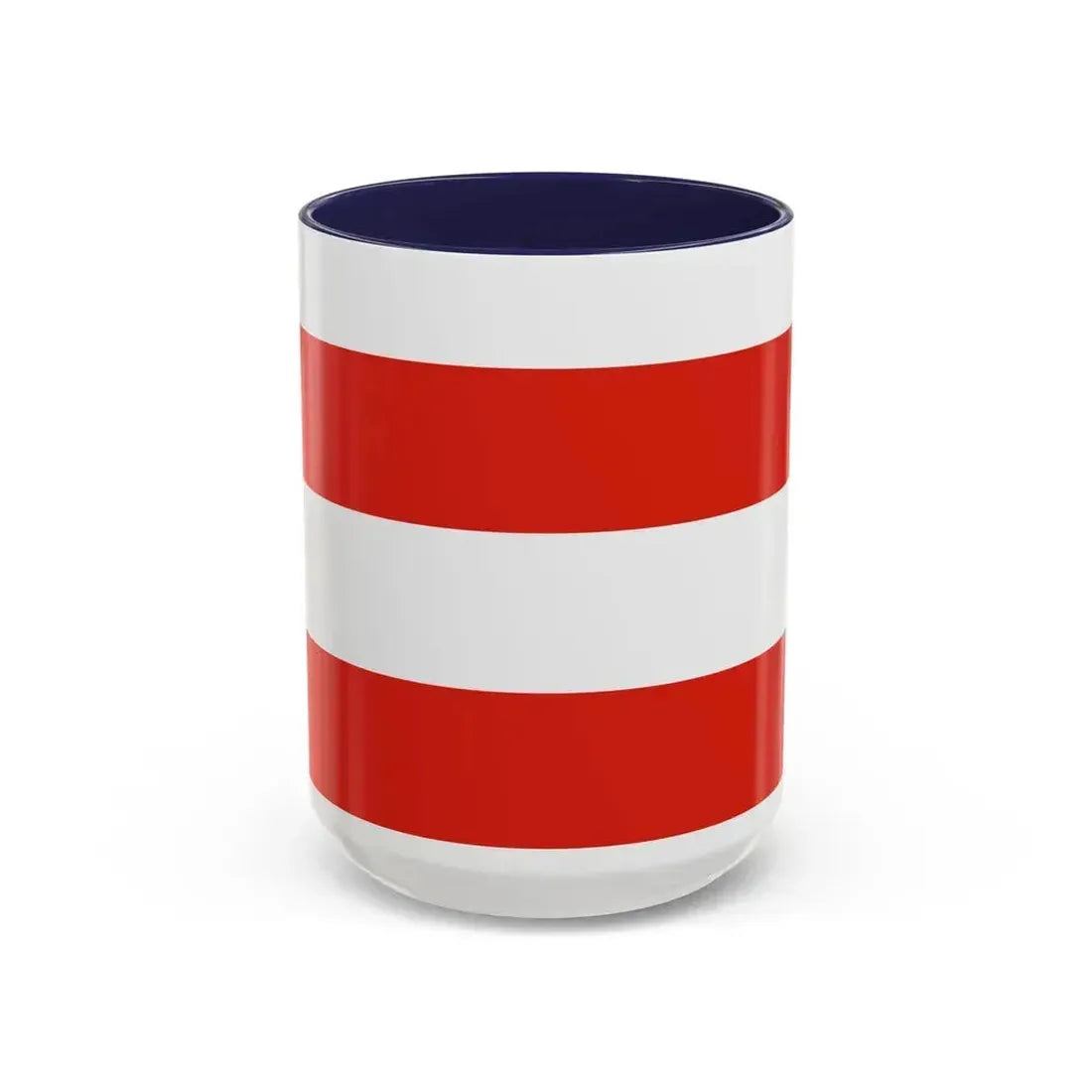 Flag of Brno Czech Republic - Accent Coffee Mug 15oz Navy - Go Mug Yourself