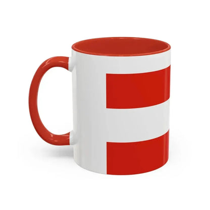 Flag of Brno Czech Republic - Accent Coffee Mug - Go Mug Yourself
